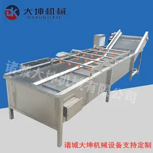 大坤定制全自动辣椒清洗机辣椒清洗风干流水线