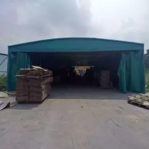 福州户外伸缩雨蓬 轮式推拉棚