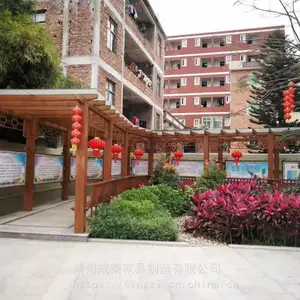 防腐木廊架 葡萄架防腐木 防腐木花架厂家 葡萄架多少钱
