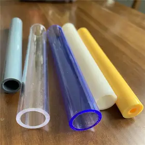 pc管挤出加工厂pc透明塑料管pmma管亚克力管pc灯管灯罩