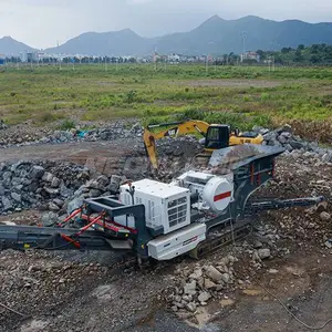 TC116履带颚破移动站移动破碎设备迈科路重工