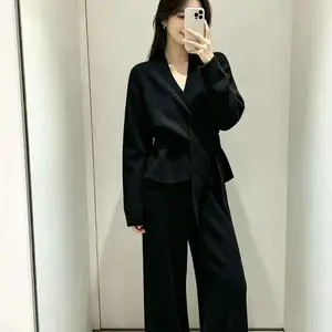 韩式慵懒风 品牌绘扮品牌撤柜 休闲套装女装冬季货源女装尾货跑量