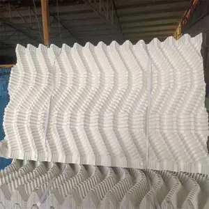 方形工业冷却塔填料圆形散热塔冷水塔PP/PVC填充料