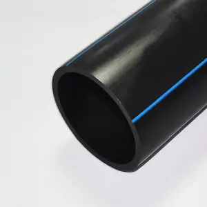 平 凉华 亭县热熔hdpe给水管dn110 全新料PE给水管黑色塑料自来水管