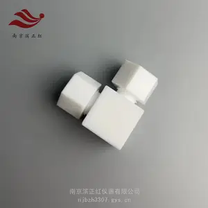 聚四氟乙烯转接头定制PTFE变径接头1/4转3/8直角两通接头低金杂