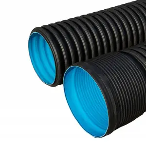 dn400 HDPE˫�ڲ��ƹܳ��� ����ˮ�������ܵ� �������� �����ȫ