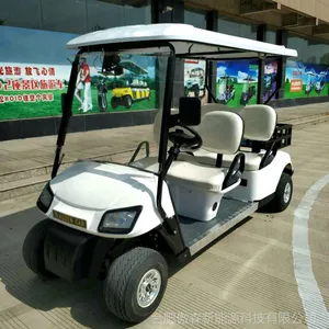 傲森供应AS-004 4人座电动高尔夫球车带斗厂区用车