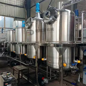 山茶油精炼设备 油坊精炼机 食用油加工设备 油脂脱胶脱酸脱臭