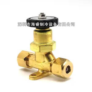 鹭宫波纹管手轮式密封铜截止阀手动NBV-802GX
