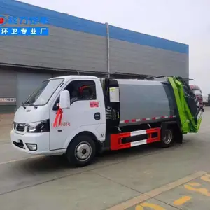 供应东风多利卡挖机运输车 3/10吨挖机拖板车价格 平板拖车图片