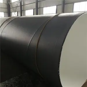 重庆埋地外环氧煤沥青内水泥砂浆防腐钢管 天元给水国标螺旋焊管