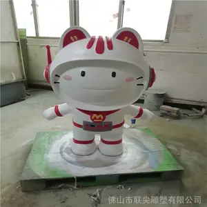 玻璃钢雕塑 机器人人物公仔雕塑 联尖雕塑来图定制