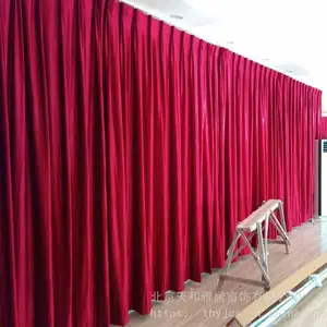 北京专业定做 学校防火幕布 礼堂阻燃幕布 会议防火大幕 舞台纱幕