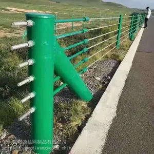 定西缆索护栏 港口钢丝绳防护栏 河道景区山区绳索护栏厂