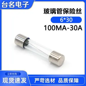 供应 玻璃管保险丝 6*30 快断保险丝 电流100mA-30A 保险丝厂家