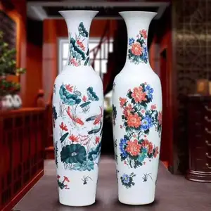 西安漂亮花瓶干什么 当然开业好礼送花瓶了 景泰蓝大花瓶摆件