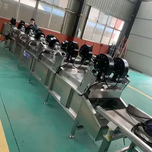 不锈钢蔬菜沥水机包装带风干机翻转式风干设备