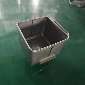 食品厂用肉料周转车 304不锈钢材质肉料车 肉类周转车 料斗车