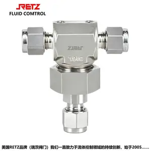 进口卡套式三通过滤器结构原理图片资料品牌:美国RETZ(瑞茨)