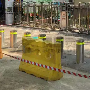 武汉电动液压浅埋一体升降柱GJL-C63-F 遥控全自动升降柱 防水路桩订做