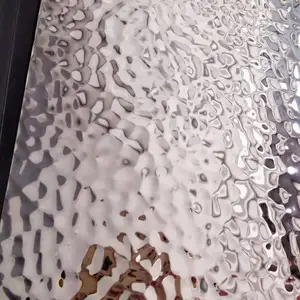 304镜面不锈钢蜂巢纹压花板 不锈钢敲打花纹装饰板