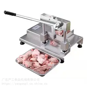 晟锋铡骨机 切排骨机 不锈钢手自动铡猪蹄筒骨机 商用斩猪蹄
