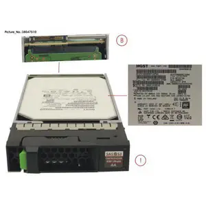 富士通 CA08226-E216 DX S4 HD DRIVE 3.5' 8TB 7.2K 存储盘