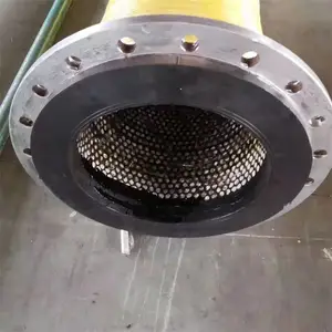 威良橡塑定制 DN200大口径法兰陶瓷胶管 陶瓷内衬喷砂管