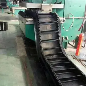 波状隔板输送带 耐用橡胶挡边皮带 超宽波状挡边耐酸碱输送带