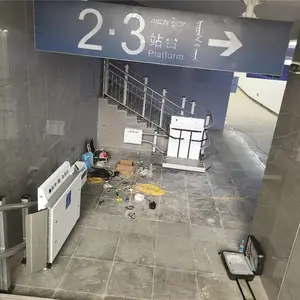 漯河市安装楼梯电梯 室外无障碍电梯 启运台阶式斜挂电梯