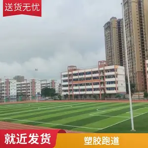 400米跑道运动操场透气型塑胶跑道 材料耐磨性好使用寿命长