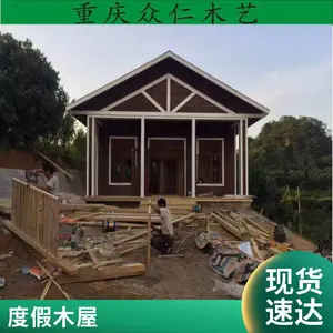 厂家定制木屋民宿 移动房屋 防腐木木房子 防晒耐磨 结实牢固