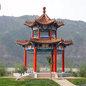 仿古亭子 村口牌楼 仿古建筑 凉亭 牌楼 牌坊 河北若艺