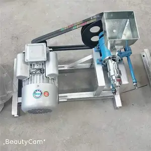信达供应50型多种花形玉米膨化机 流动作业汽油机带动