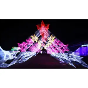 庄园灯光展 商业广场园林亮化质量***