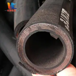 宏禄 钢丝缠绕高压胶管 矿用耐油液压胶管总成 DN19耐磨橡胶管