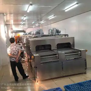 环保型洗筐机 塑料周转筐通过式喷淋清洗 洗箱机定制