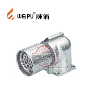 WEIPU威浦 M23电源航空连接器 弯式电缆插头TL公针