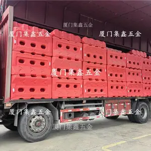 厦门漳州水马围挡现货速发三孔水马围挡1.8米1.2米围挡工地施工水马围挡防撞桶