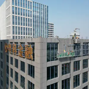 大楼发光字厂家-楼体发光字工程服务-幕墙广告大字【三志广告】