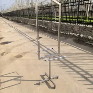 定制流水线组合秤304不锈钢小架台支撑架辅助配件移动架 先邦智能