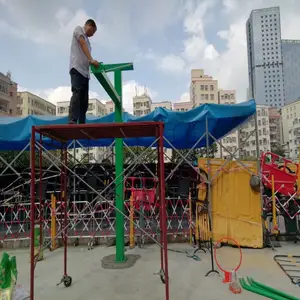 学校体育器材 海燕式平箱篮球架 室外篮球场标准可移动双臂篮球柱