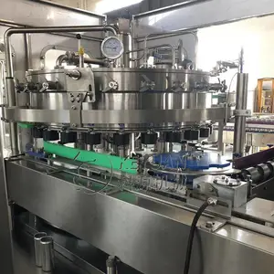 全自动易拉罐灌装封口机 易拉罐饮料生产线设备