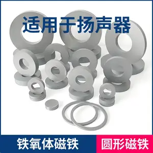 东横磁业供应铁氧体普磁 定制磁芯磁环 打孔磁铁