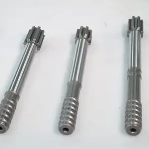 T38钎尾可配套主流凿岩机掘进采矿台车配件T型螺纹为大功率设计