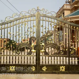 厦门私人订制铁艺庭院门 别墅大门 出口美国