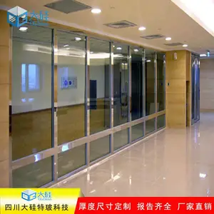 C类1小时防火玻璃隔断非隔热型 大小板定制 高透明耐火稳定