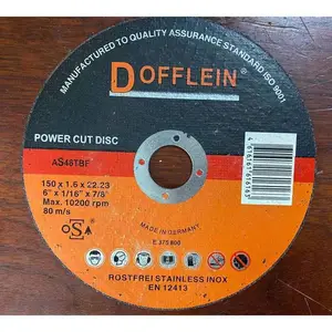 供应多福莱进口切割片150x1.6x22.23mm,DOFFLEIN品牌,高强高速