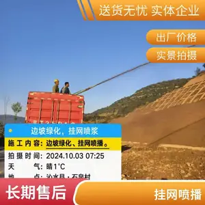 道路绿化素喷草种 液压喷播植草护坡 矿山生态修复 采石场治理 郁林