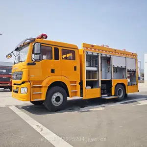陕汽H3000出口型消防车 外贸应急灭火车 速战速决守护平安